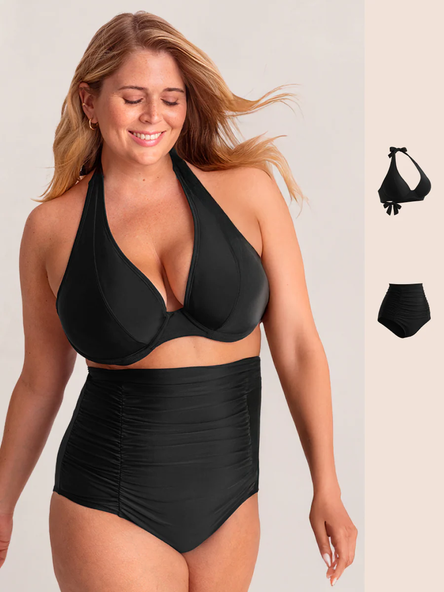 Bundle Shapermint Essentials - 1 Bikini Bottom + 1 Halter Bikini Top