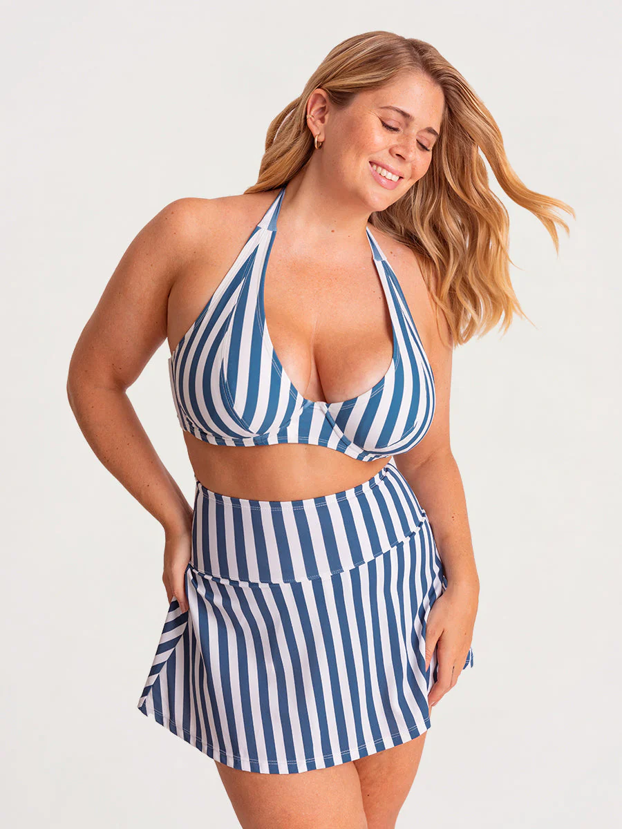 Bundle Shapermint Essentials - 1 Halter Bikini Top + 1 Swim Skirt - Image 9