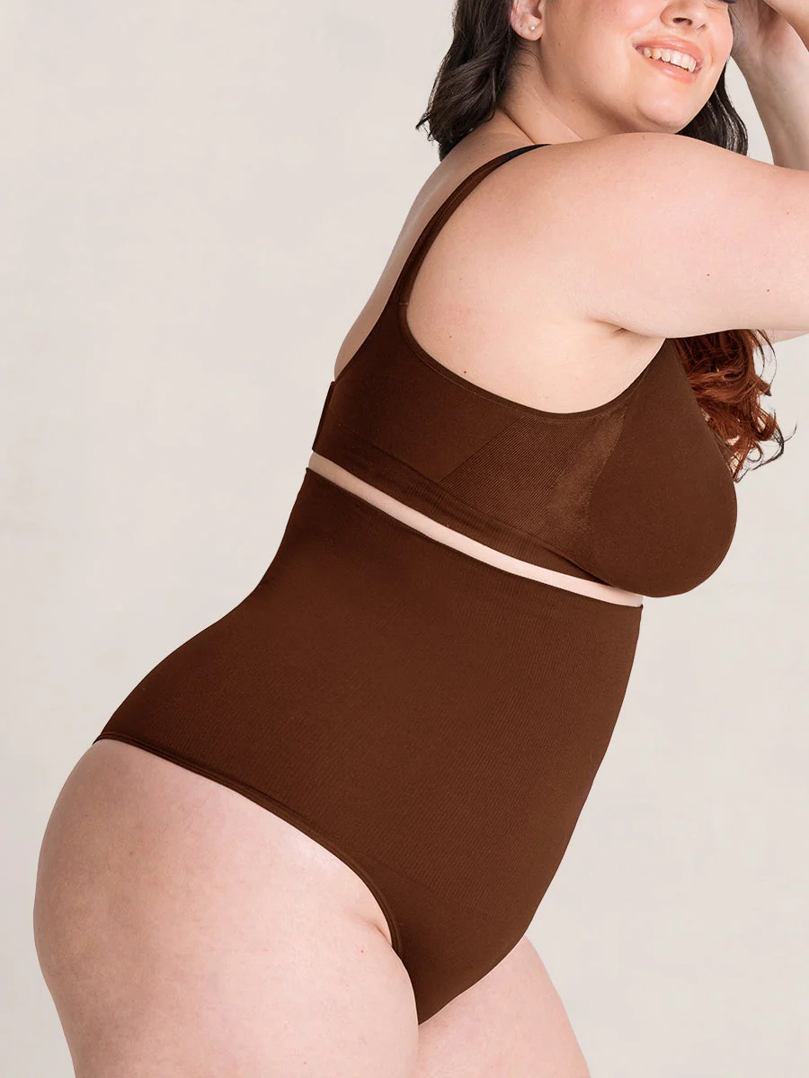 Bundle Shapermint Essentials - 1 High Waisted Shaper Thong + 1 High Waisted Shaper Boyshort + 1 High Waisted Shaping Panty - Image 14