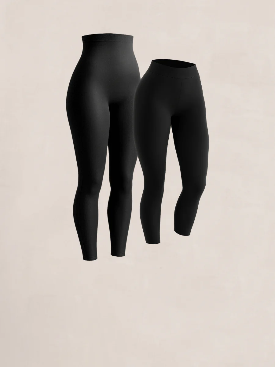 Bundle Shapermint Essentials - 1 High Waisted Shaping Leggings + 1 Capri