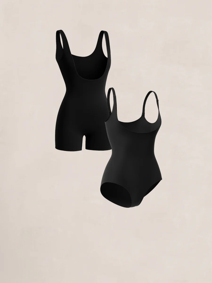 Bundle Shapermint Essentials - 1 Open-Bust Shaper Bodysuit Shaper Short + 1 Open-Bust Bodysuit Shaper Panty - Image 2