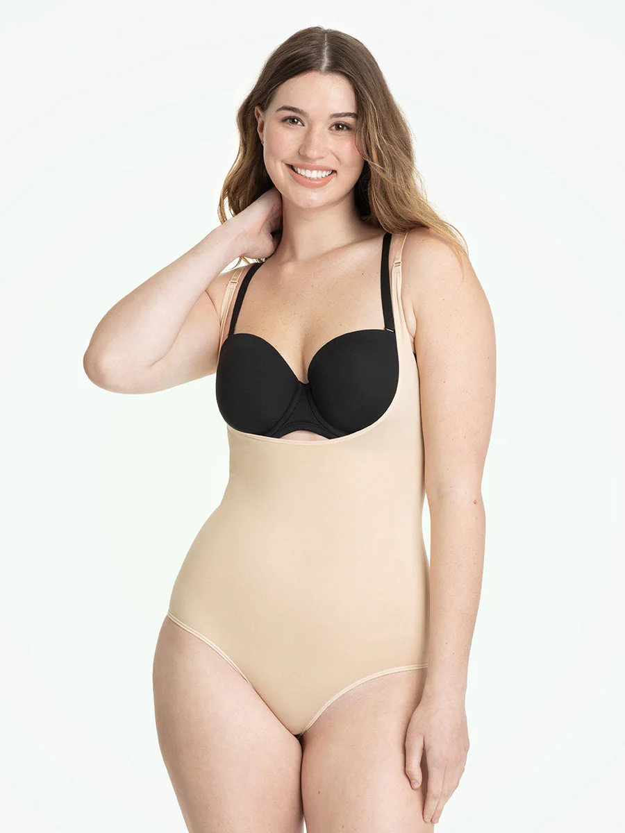 Bundle Shapermint Essentials - 1 Open-Bust Shaper Bodysuit Shaper Short + 1 Open-Bust Bodysuit Shaper Panty - Image 3