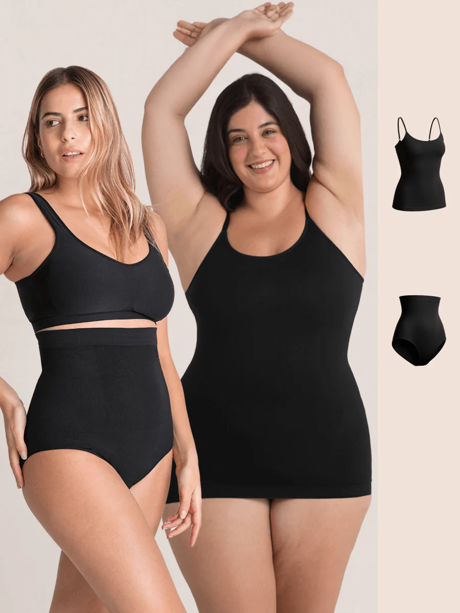 Bundle Shapermint Essentials - 1 Scoop Neck Cami + 1 High-Waisted Shaper Panty