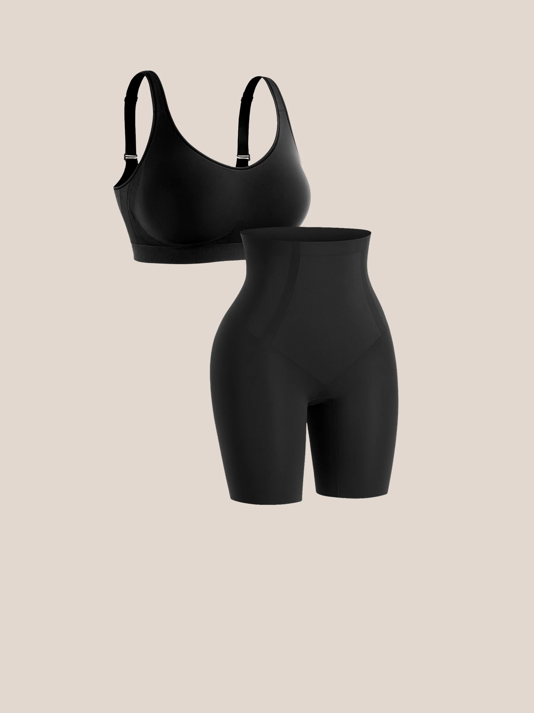 Bundle Shapermint Essentials - 1 Straps Bra + 1 Empower Shaper Shorts
