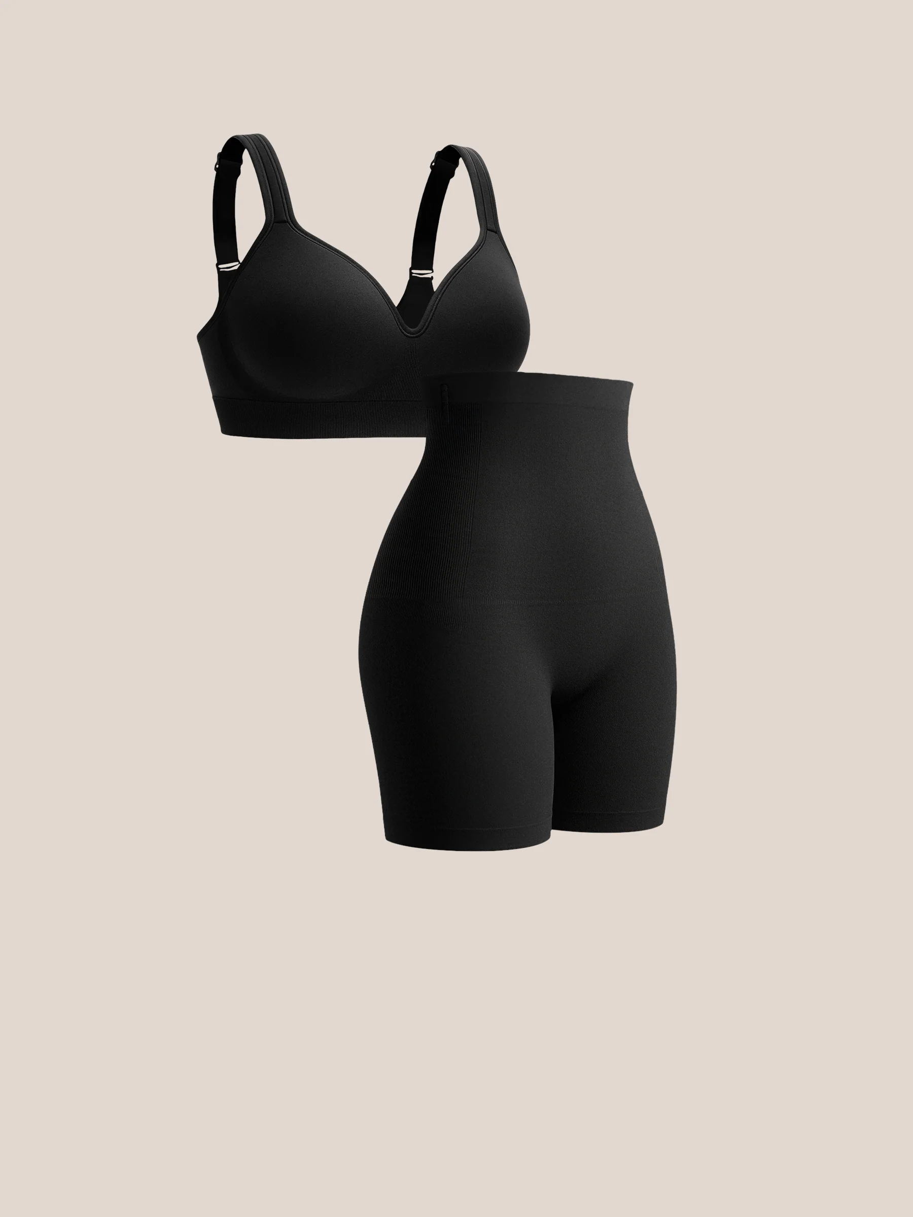Bundle Shapermint Essentials - 1 Sweetheart Bra + 1 High-Waisted Shaper Shorts