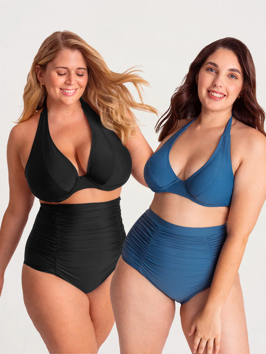 Bundle Shapermint Essentials - 2 Halter Bikini Top + 1 Bikini Bottom - Image 12