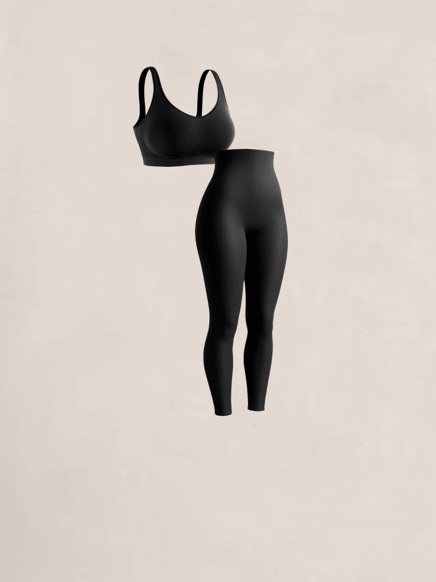 Bundle Truekind® & Shapermint Essentials - 1 Shaping Bra + 1 High Waisted Shaping Leggings - Image 2