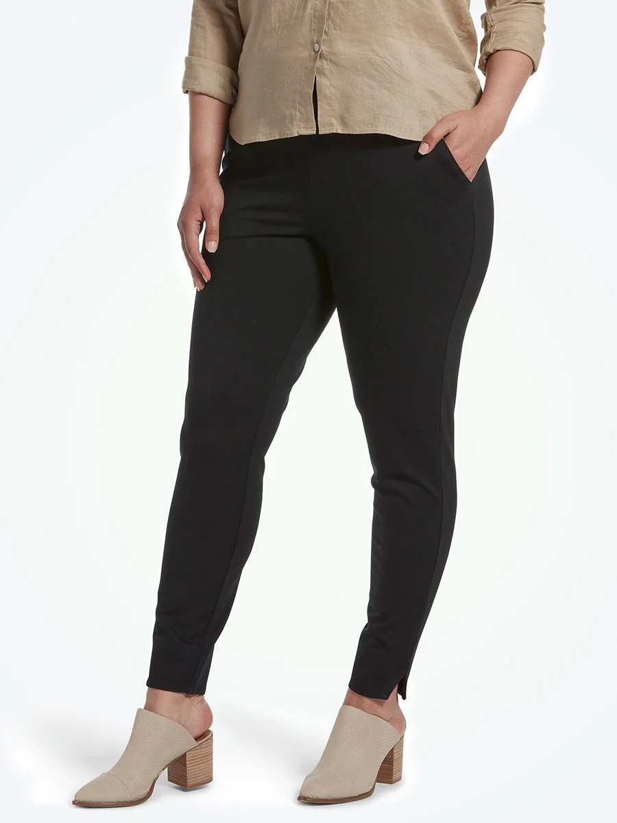 Hue® Ponte 7/8 Leggings with Side Opening - Image 4