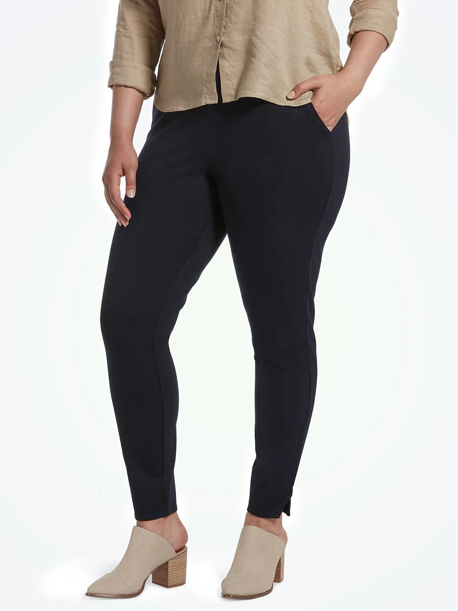 Hue® Ponte 7/8 Leggings with Side Opening - Image 8