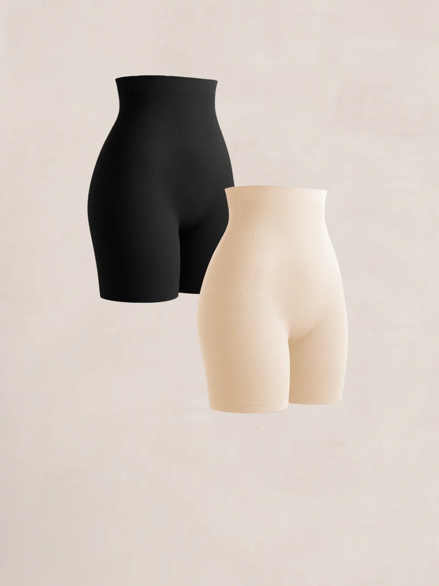 Shapermint Essentials 2-Pack All Day Every Day High-Waisted Shaper Shorts - Image 2