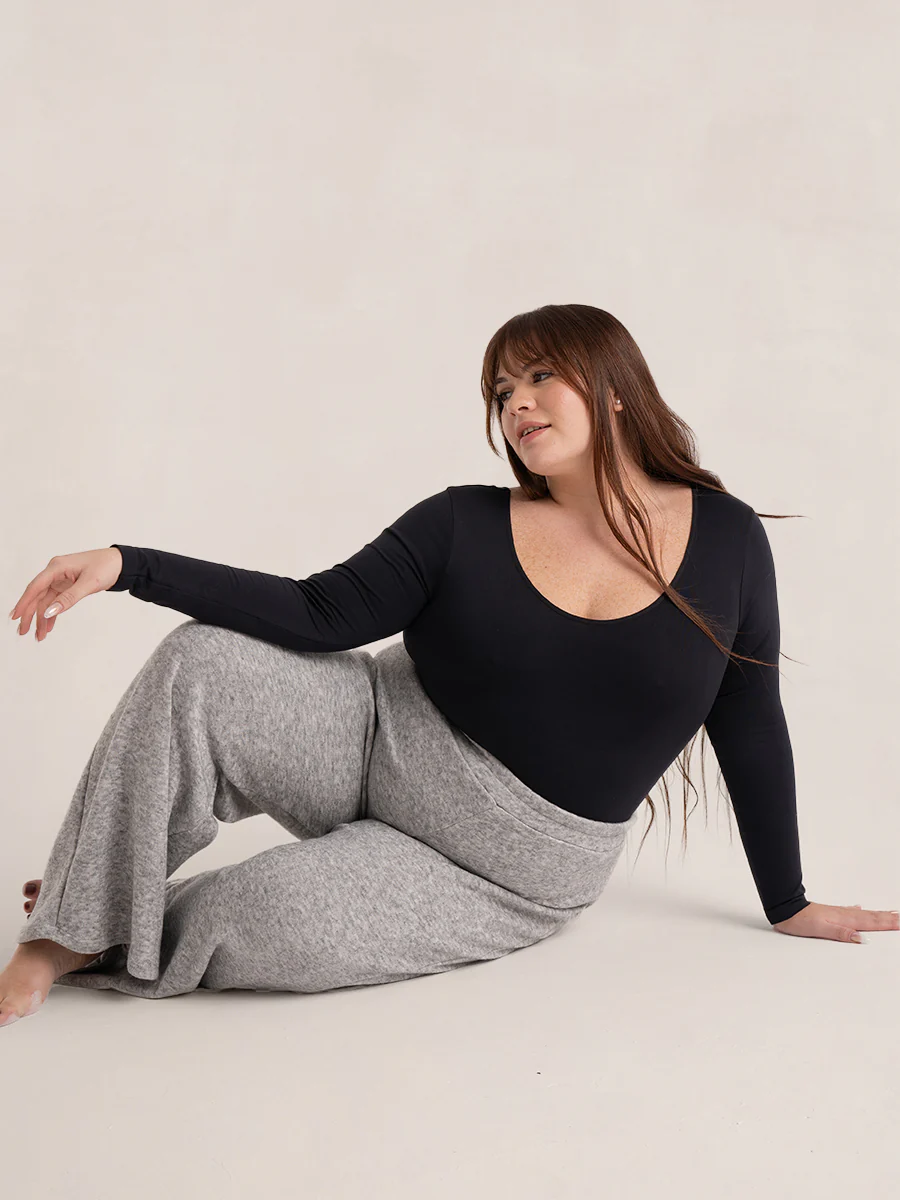 Shapermint Essentials 2-Pack All Day Every Day Long Sleeve Bodysuit - Image 11