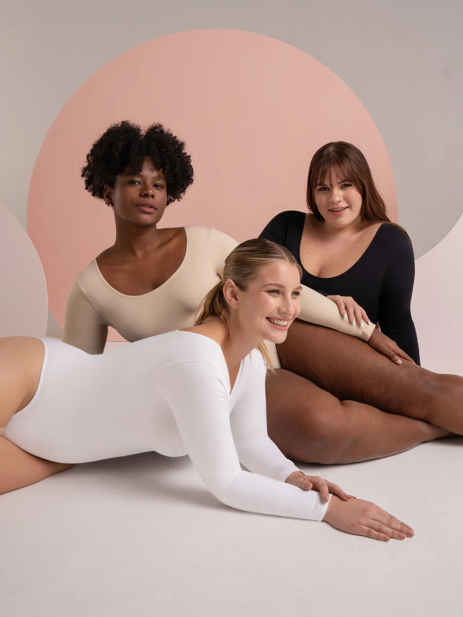 Shapermint Essentials 2-Pack All Day Every Day Long Sleeve Bodysuit - Image 17