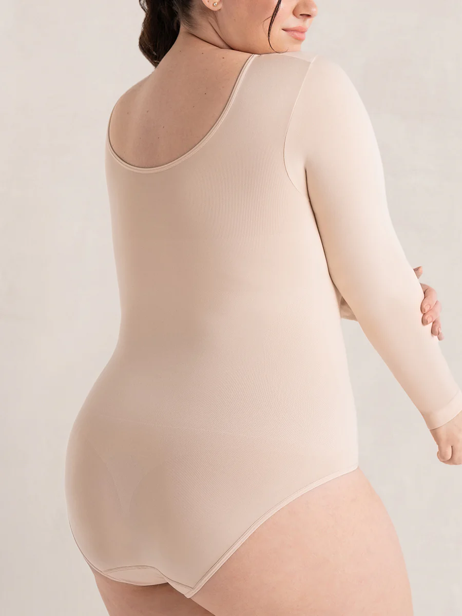 Shapermint Essentials 2-Pack All Day Every Day Long Sleeve Bodysuit - Image 8