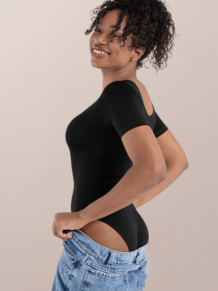 Shapermint Essentials 2-Pack All Day Every Day Short Sleeve Bodysuit - Image 17