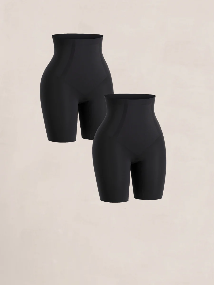 Shapermint Essentials 2-Pack Everyday Empower High-Waisted Shaper Shorts - Image 2