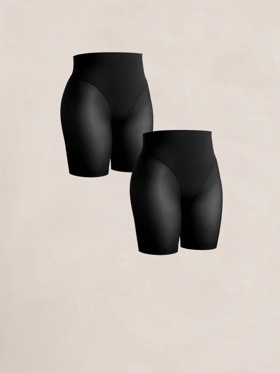 Shapermint Essentials 2-Pack Everyday Empower Mesh Shaper Shorts - Image 2