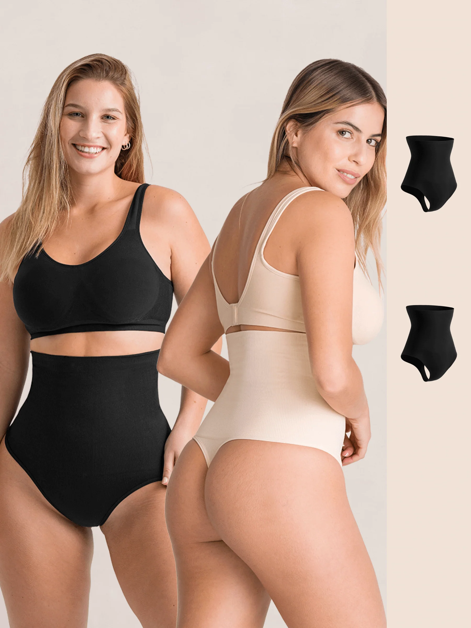 Shapermint Essentials 2-Pack High-Waisted Shaper Thong