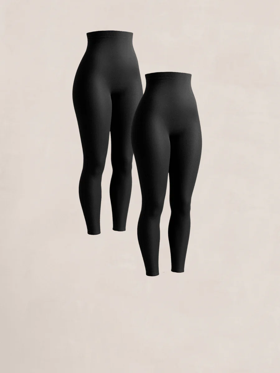 Shapermint Essentials 2-Pack High Waisted Shaping Leggings - Image 2