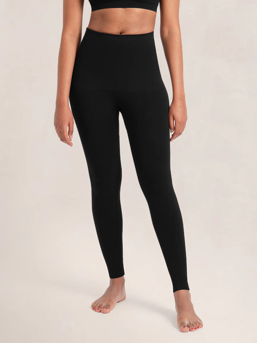Shapermint Essentials 2-Pack Seamless Comfort Mid-Waist Shaping Leggings - Image 3