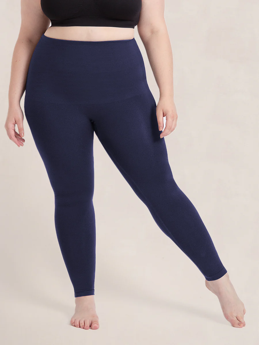 Shapermint Essentials 2-Pack Seamless Comfort Mid-Waist Shaping Leggings - Image 8