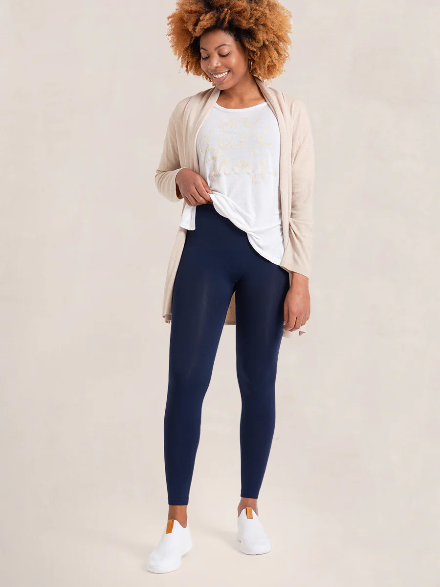 Shapermint Essentials 2-Pack Seamless Comfort Mid-Waist Shaping Leggings - Image 9