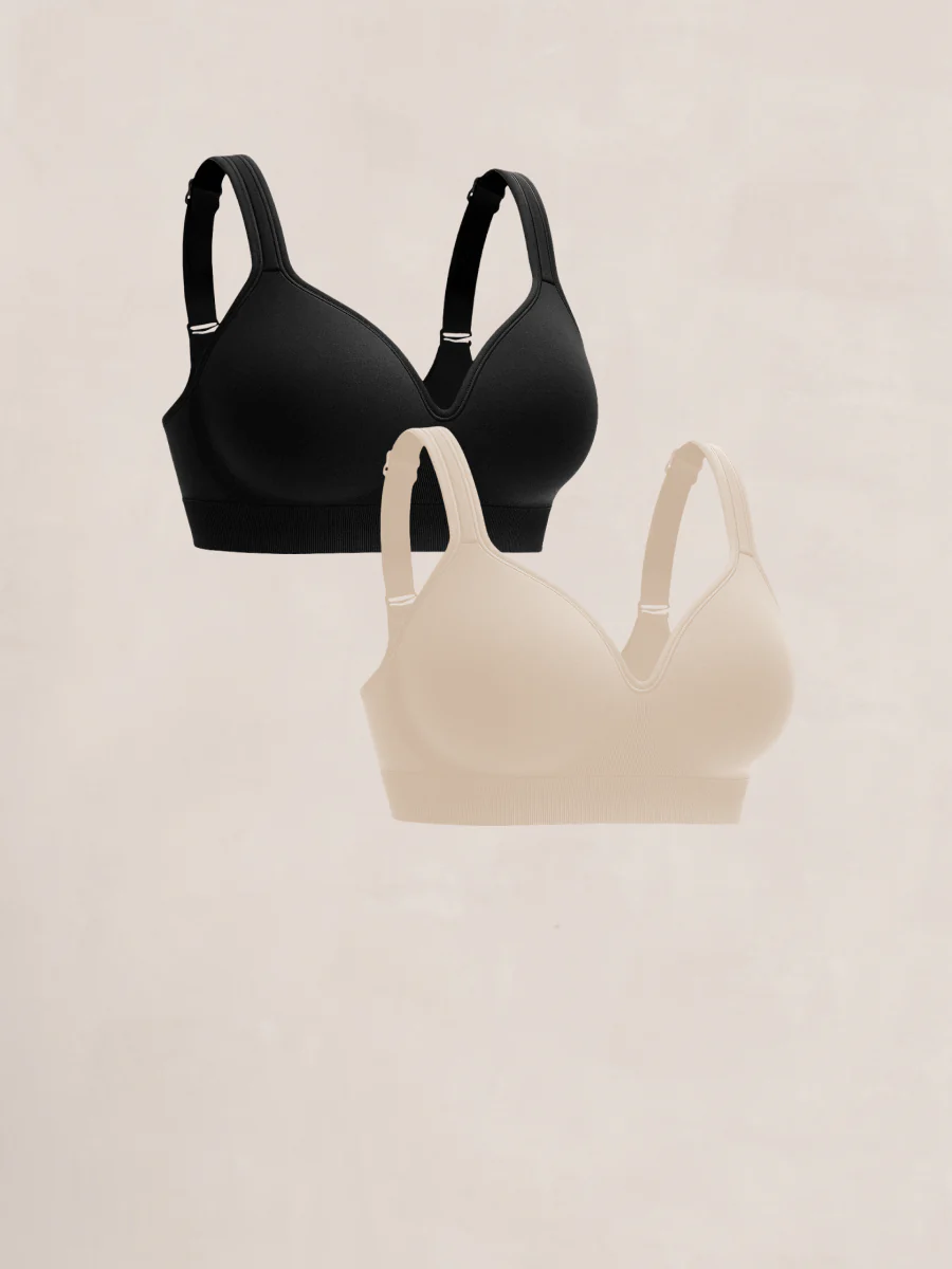 Shapermint Essentials 2-Pack Sweetheart Wireless Contour Bra - Image 2