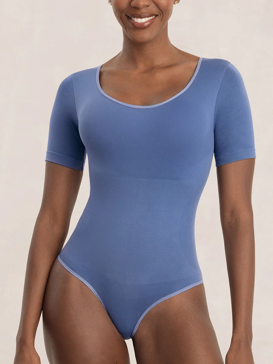 Shapermint Essentials All Day Every Day Short Sleeve Bodysuit - Image 7