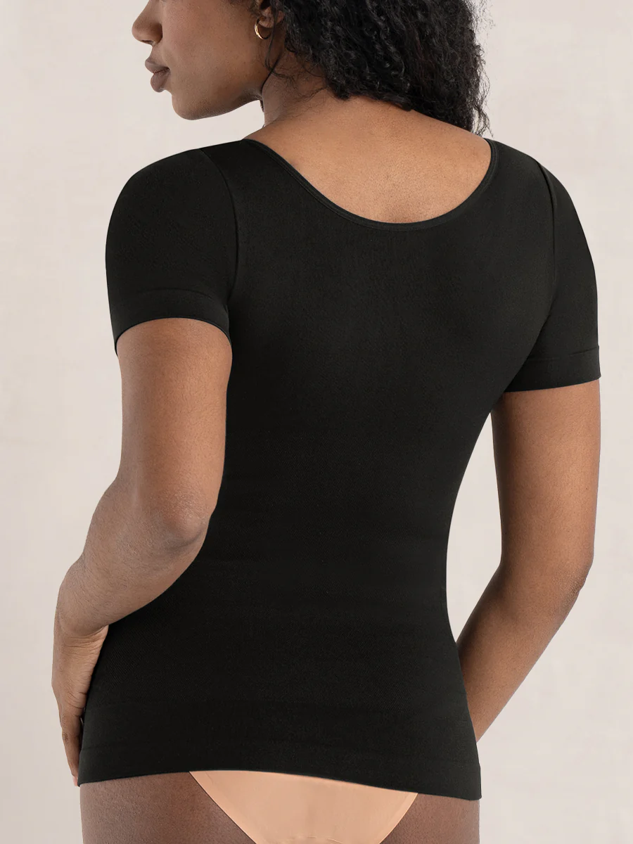 Shapermint Essentials All Day Every Day Short Sleeve Shaping T-Shirt - Image 2