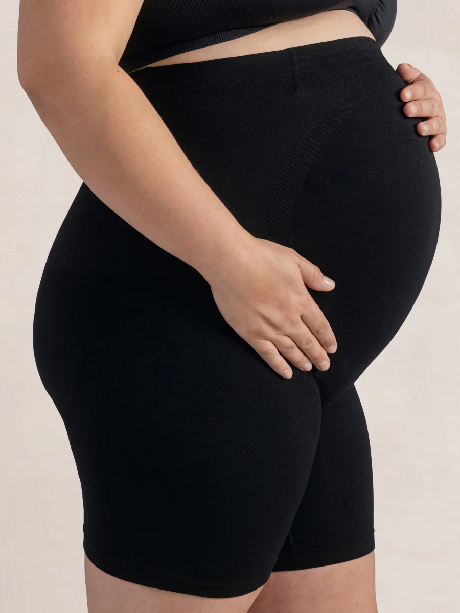 Shapermint Essentials Embrace Maternity Belly Support Shorts - Image 2