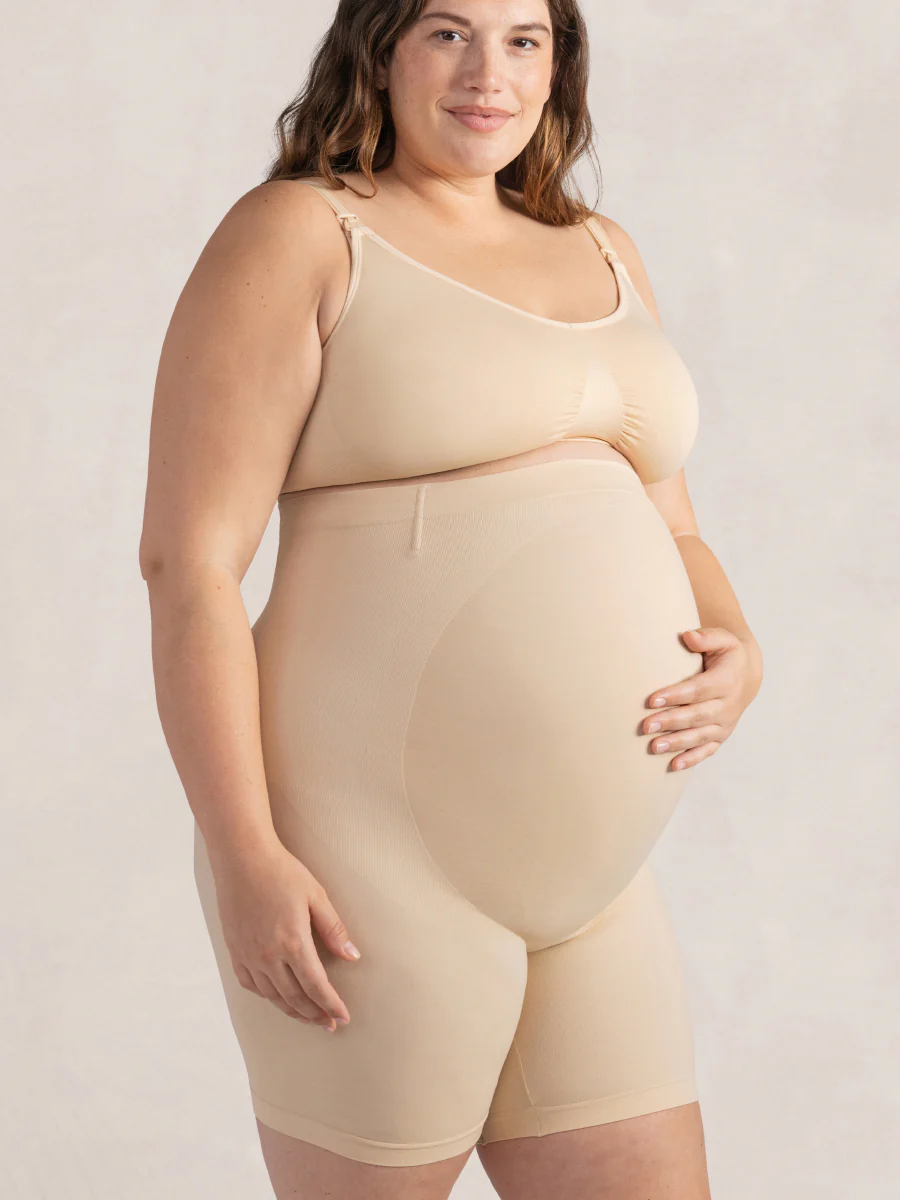 Shapermint Essentials Embrace Maternity Belly Support Shorts - Image 9