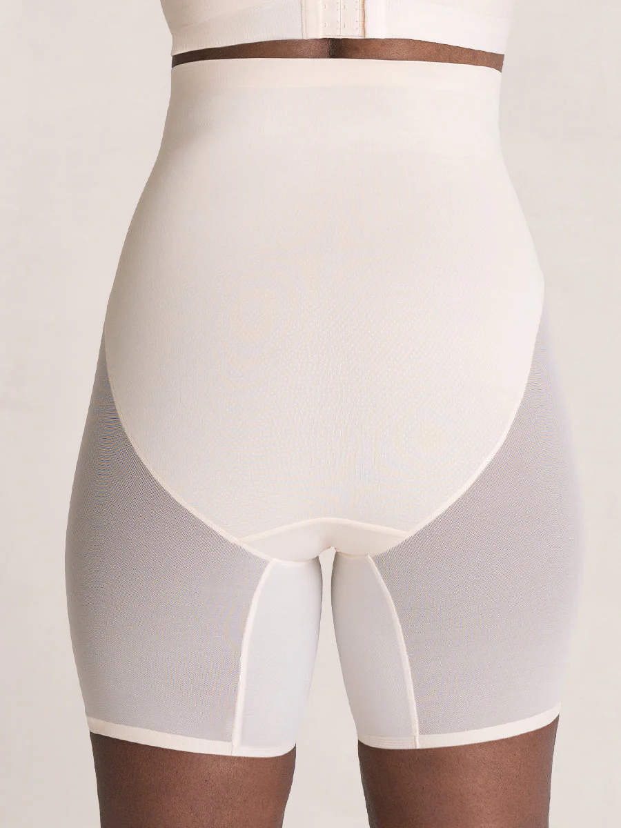 Shapermint Essentials Everyday Empower High-Waisted Mesh Shaper Shorts - Image 2