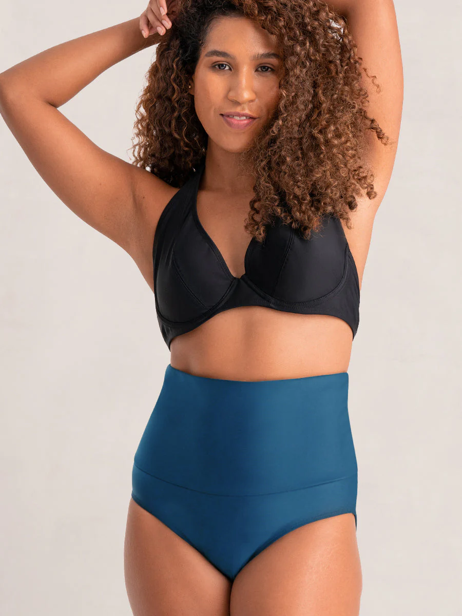Shapermint Essentials High-Waisted Control Swim Bottom - Image 3