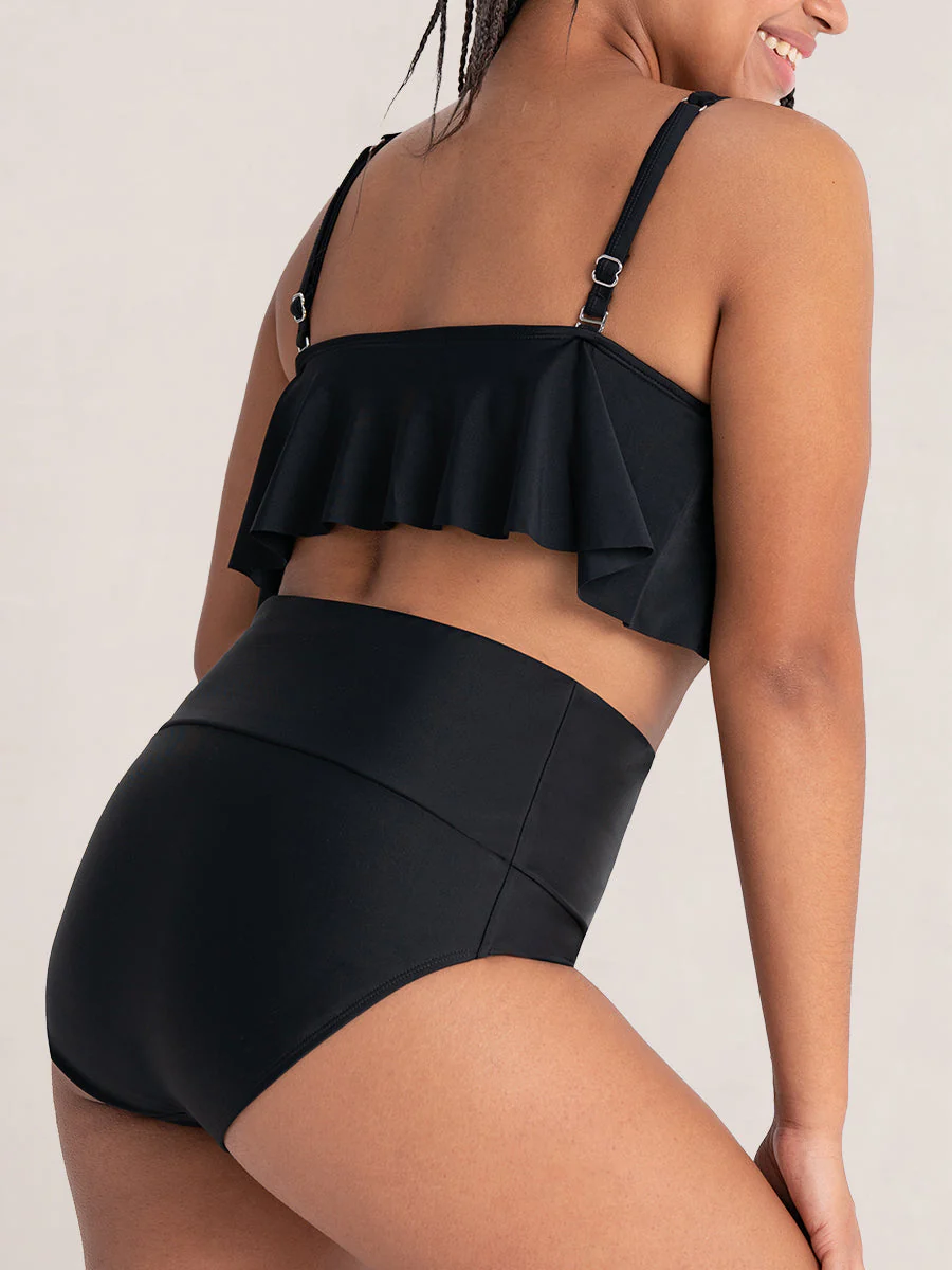 Shapermint Essentials High-Waisted Control Swim Bottom - Image 6