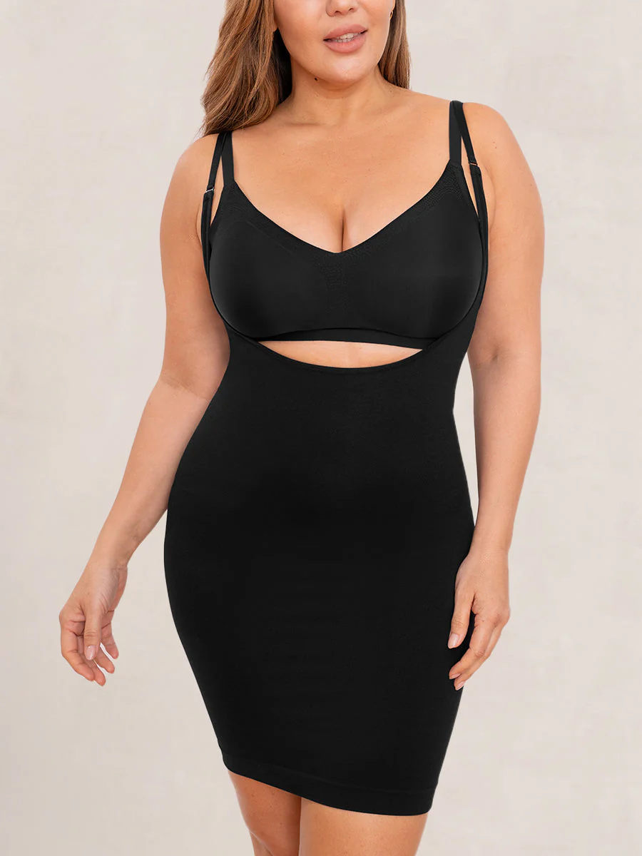 Shapermint Essentials Open Bust Shaper Slip Dress - Image 2