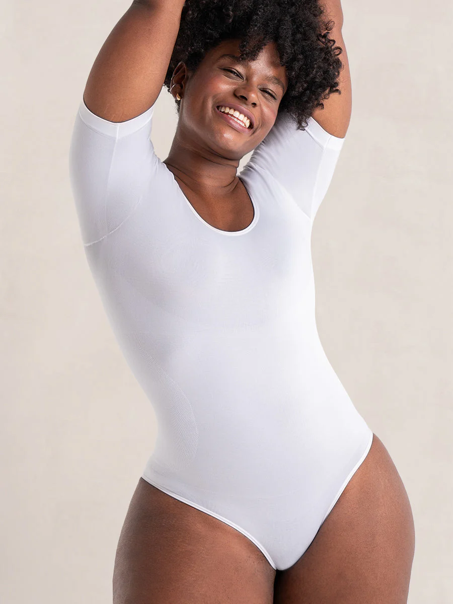 Shapermint Essentials Short-Sleeve Bodysuit - Image 4