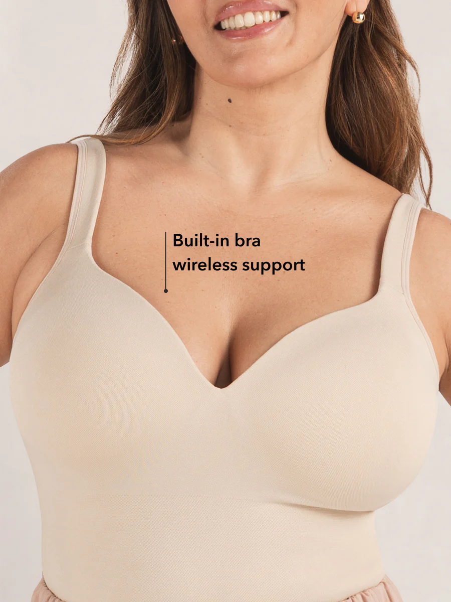 Shapermint Essentials Sweetheart Built-In Bra Shaper Cami - Image 2