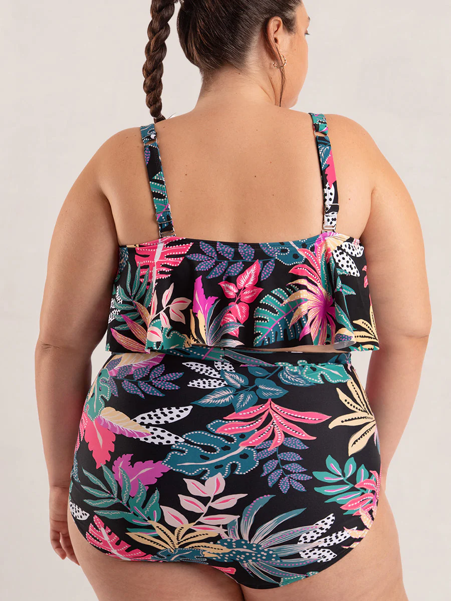 Shapermint Essentials Swim Ruffled Bikini Top - Image 20