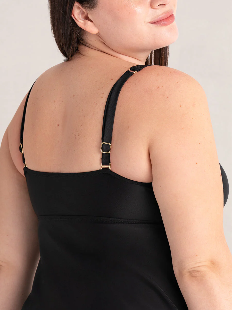 Shapermint Essentials Wireless Tie-Front Tankini - Image 4