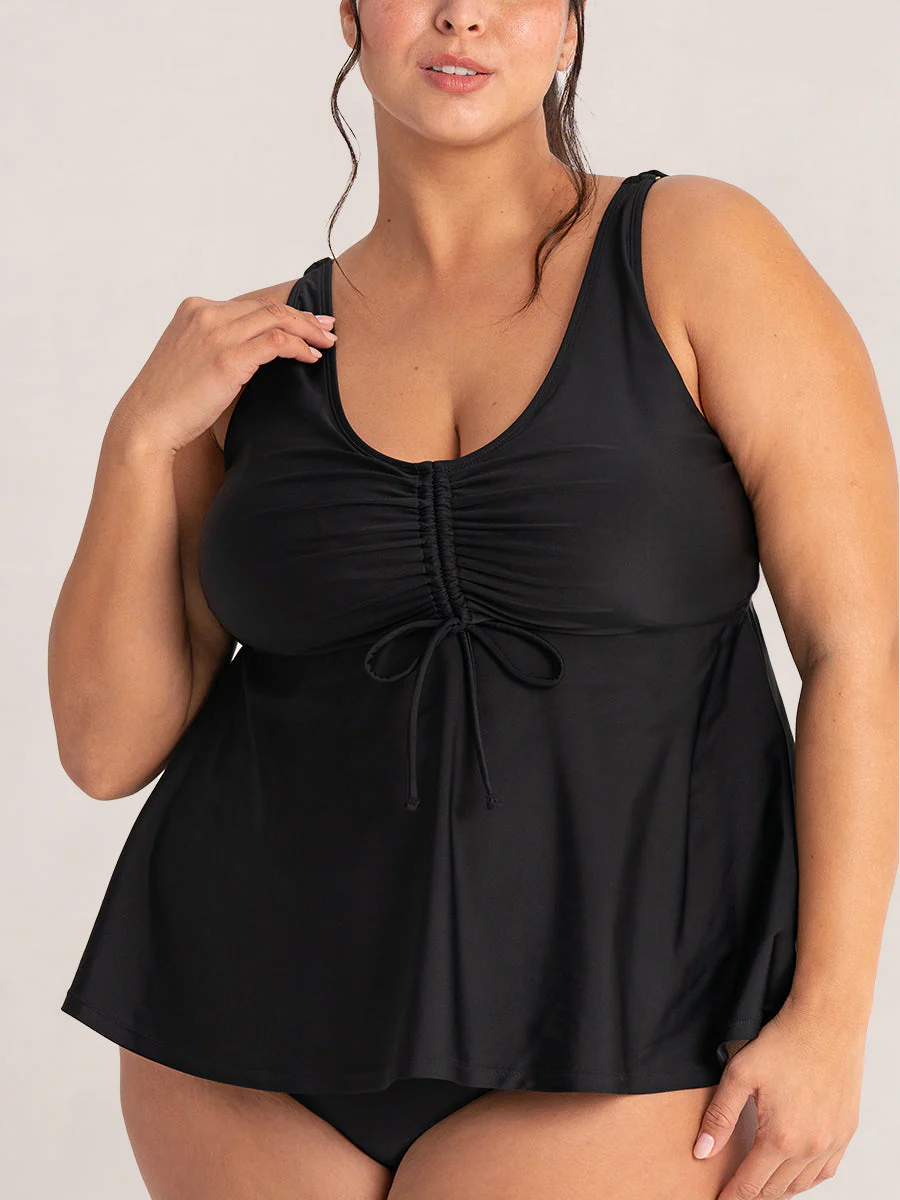 Shapermint Essentials Wireless Tie-Front Tankini - Image 8