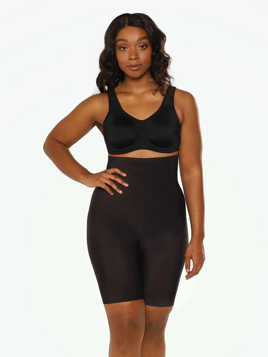 TC® Just Enough® Plus Size High Waisted Thigh Slimmer - Image 3