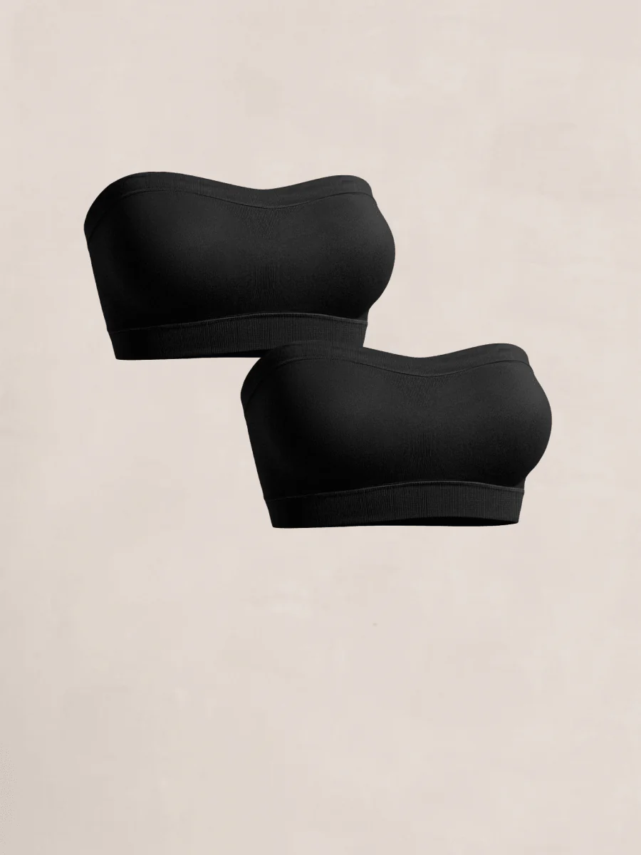 Truekind® 2-Pack Convertible Strapless Bandeau Bra - Image 2