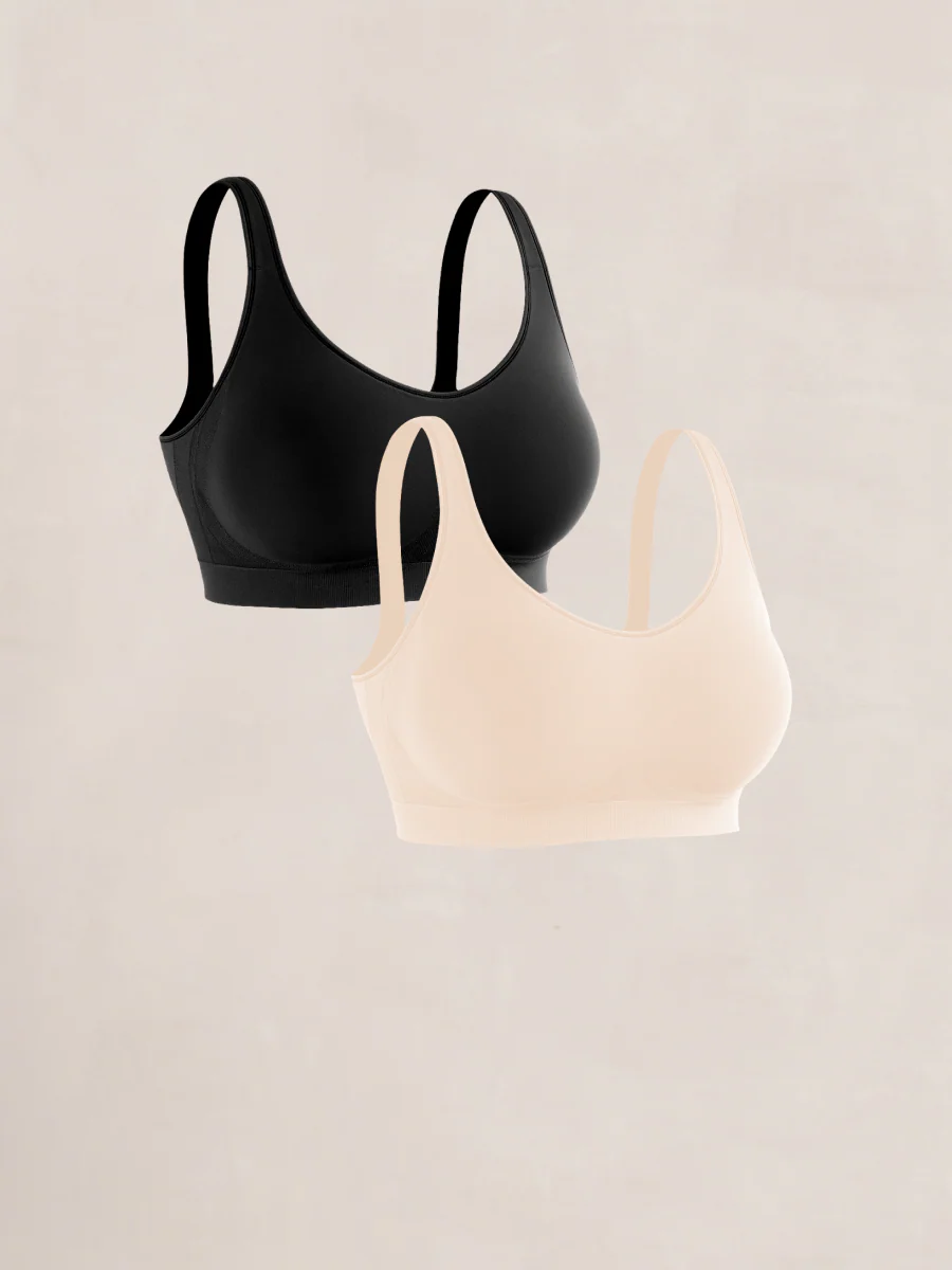 Truekind® 2-Pack Daily Comfort Wireless Shaper Bra - Image 2