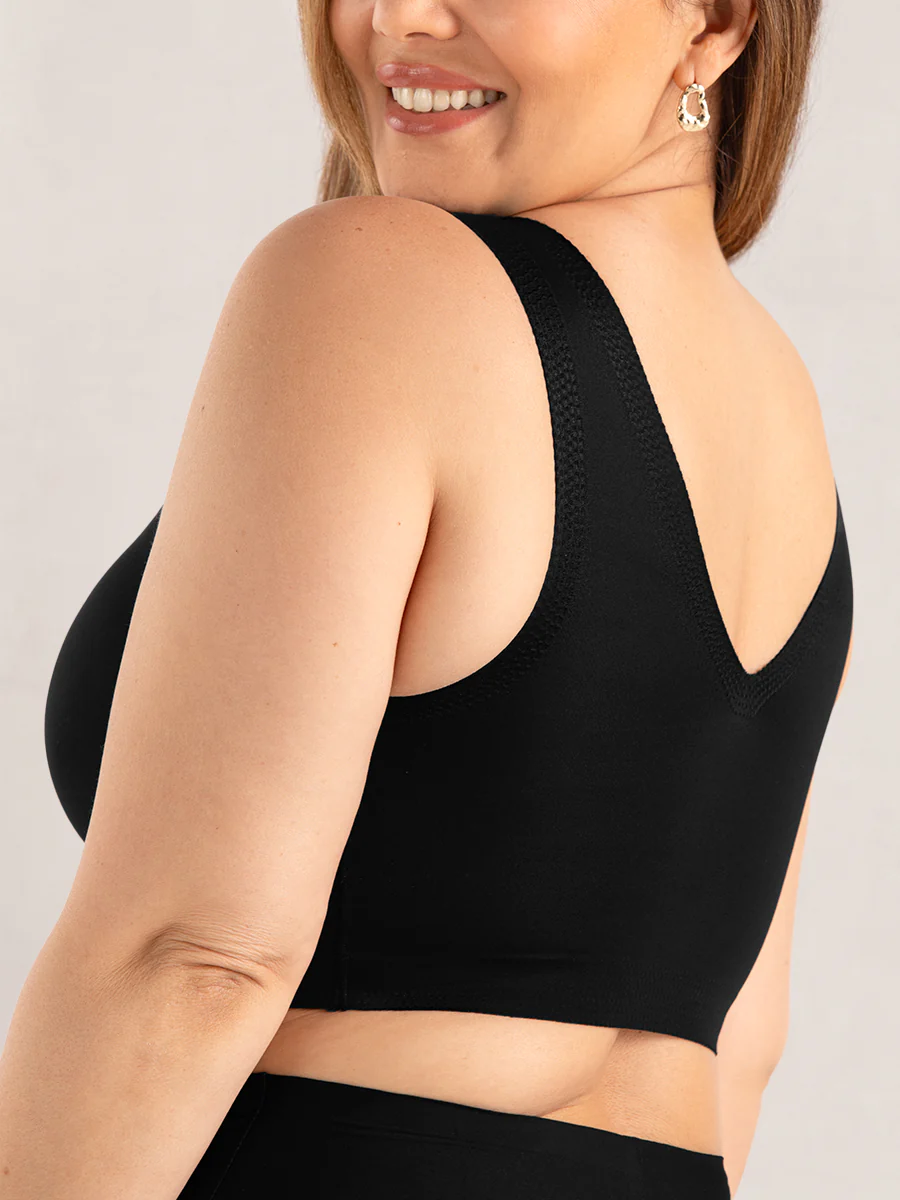 Truekind® 2-Pack Everyday Comfort V-Neck Bralette - Image 10