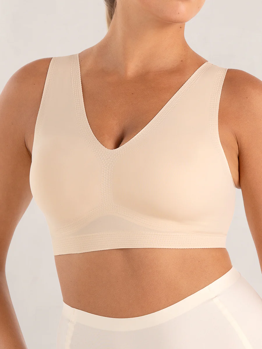 Truekind® 2-Pack Everyday Comfort V-Neck Bralette - Image 6