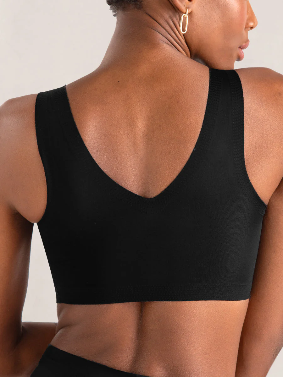 Truekind® Everyday Comfort V-Neck Bralette - Image 2