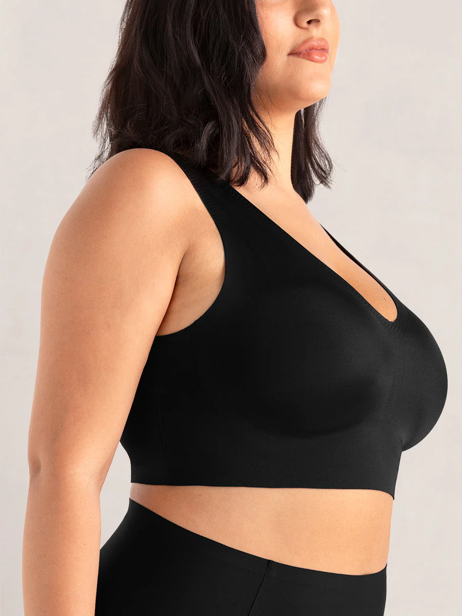 Truekind® Everyday Comfort V-Neck Bralette - Image 3