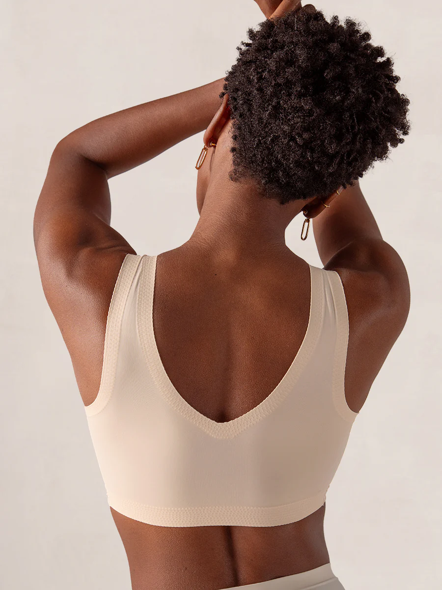 Truekind® Everyday Comfort V-Neck Bralette - Image 8