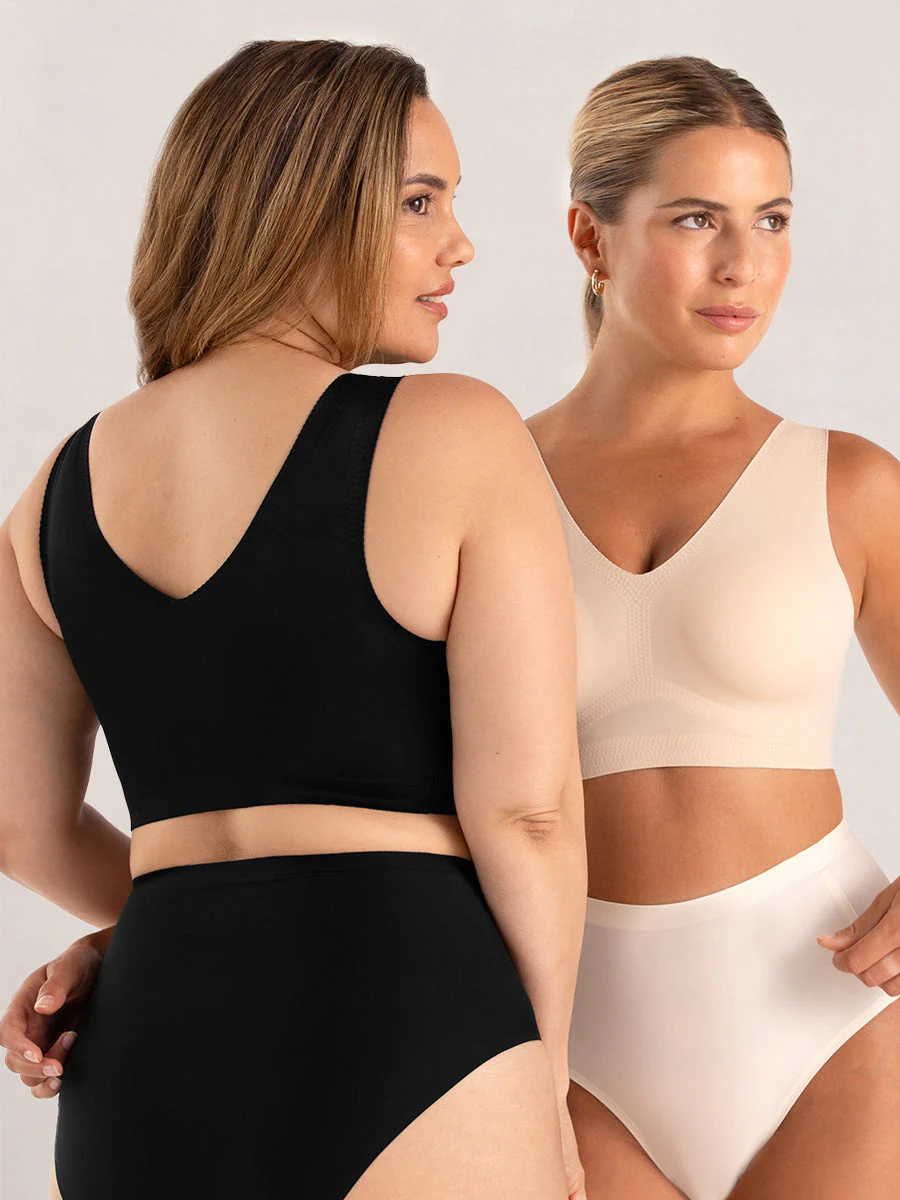 Truekind® Everyday Comfort V-Neck Bralette - Image 9
