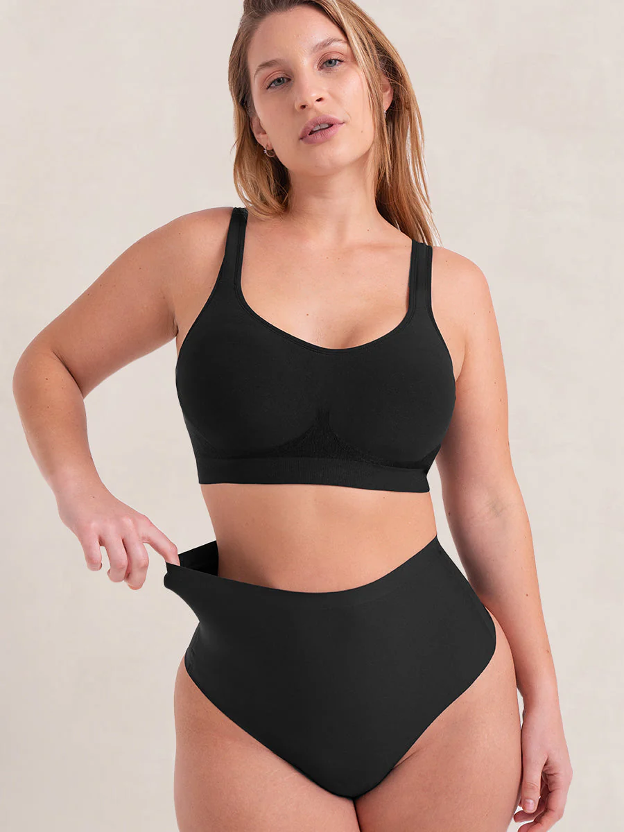 Truekind® Seamless Stretch Mid-Waist Thong - Image 10
