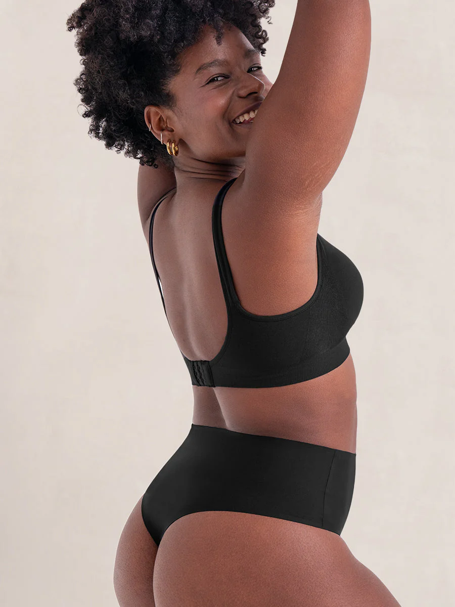 Truekind® Seamless Stretch Mid-Waist Thong - Image 6